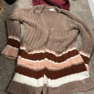 Cozy Multicolor Striped Women's Sweater